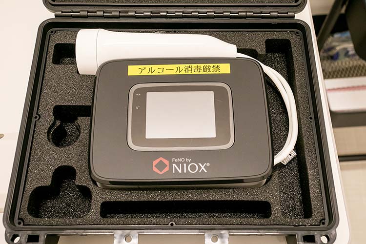 NIOX（呼気NO検査 喘息の診断につかう呼吸機能検査）
